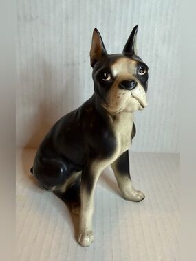 Arnart 5th   Avenue Boston Terrier dog figurine ceramic Japan 1831